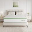 Novilla 12-in Medium King Hybrid Memory Foam/Coil Blend Mattress in a Box