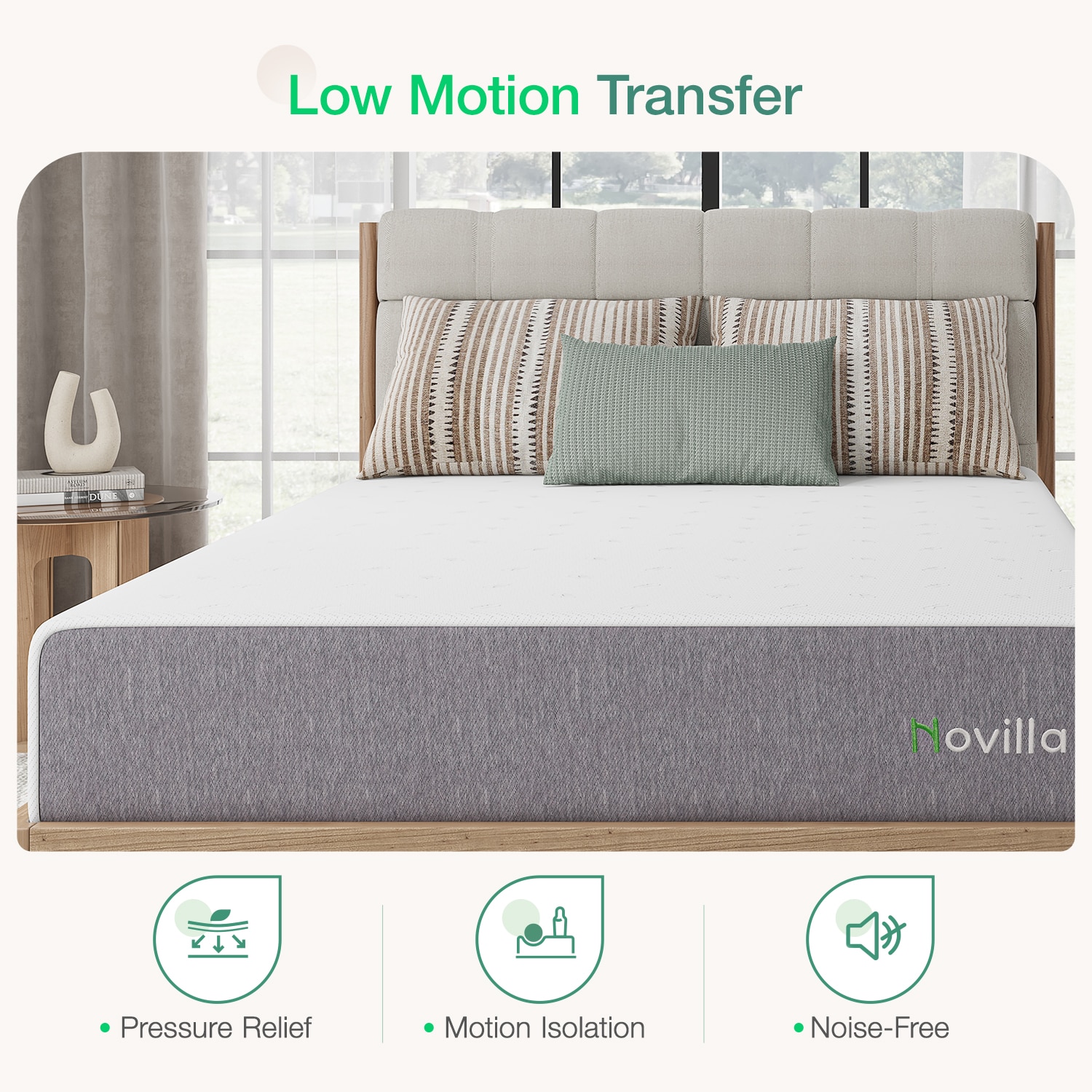 Novilla 12-in Firm Full Memory foam Mattress in a Box Novilla 12-in Firm Full Memory foam Mattress in a Box