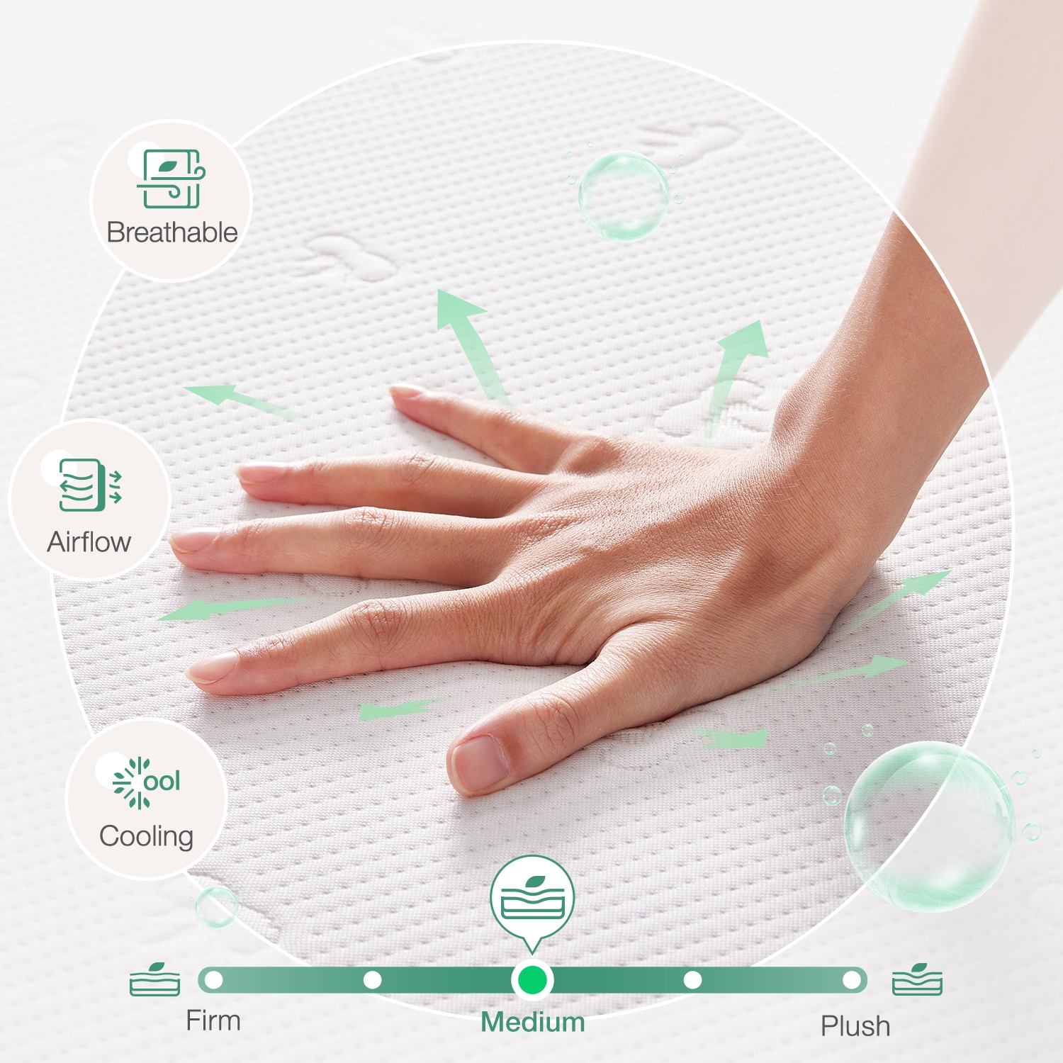 Novilla 12-in Firm Full Memory foam Mattress in a Box Novilla 12-in Firm Full Memory foam Mattress in a Box
