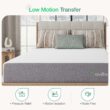 Novilla 12-in Medium King Memory foam Mattress in a Box