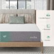 Novilla 12-in Medium King Memory foam Mattress in a Box