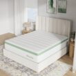 Novilla 10-in Medium Queen Hybrid Memory Foam/Coil Blend Mattress in a Box