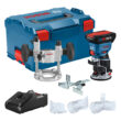 Bosch 1/4-in 4 -Amp 1.39 -HP Variable Speed Brushless Combo Fixed/Plunge Router Hard case