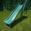 The Swing Company Rochester Metal Swing Set Residential Metal Swing set with 4 Swings and Slide Included