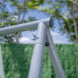 The Swing Company Rochester Metal Swing Set Residential Metal Swing set with 4 Swings and Slide Included