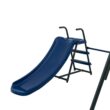 Fun Orange Kids Residential Steel Playset with 2 Swings and Slide Included