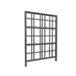 Vita Urbana 60-in W x 84-in H Slate Gray Vinyl Zen Garden Trellis For Climbing Plants For Cucumbers For Roses