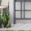 Vita Urbana 60-in W x 84-in H Slate Gray Vinyl Zen Garden Trellis For Climbing Plants For Cucumbers For Roses