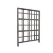 Vita Urbana 60-in W x 84-in H Espresso Brown Vinyl Zen Garden Trellis For Climbing Plants For Cucumbers For Roses