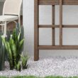 Vita Urbana 60-in W x 84-in H Espresso Brown Vinyl Zen Garden Trellis For Climbing Plants For Cucumbers For Roses