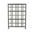 Vita Urbana 60-in W x 84-in H Espresso Brown Vinyl Zen Garden Trellis For Climbing Plants For Cucumbers For Roses