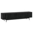 Hailey Home Whitman Transitional Black Grain 78.5-in W TV stand ( Accommodates TVs more than 70-in )