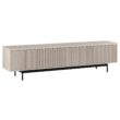 Hailey Home Whitman Transitional Alder White 78.5-in W TV stand ( Accommodates TVs more than 70-in )