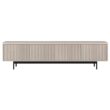 Hailey Home Whitman Transitional Alder White 78.5-in W TV stand ( Accommodates TVs more than 70-in )