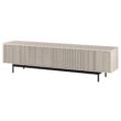 Hailey Home Whitman Transitional Alder White 78.5-in W TV stand ( Accommodates TVs more than 70-in )