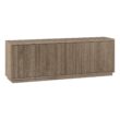 Hailey Home Hanson Transitional Antiqued Gray Oak 70-in W TV stand ( Accommodates TVs more than 70-in )