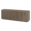 Hailey Home Hanson Transitional Antiqued Gray Oak 70-in W TV stand ( Accommodates TVs more than 70-in )