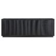 Hailey Home Hanson Transitional Black Grain 70-in W TV stand ( Accommodates TVs more than 70-in )