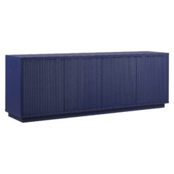 Hailey Home Hanson Transitional Dark Blue 70-in W TV stand ( Accommodates TVs more than 70-in )