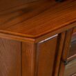Leick Home Riley Holliday Traditional Medium Oak 46.75-in W Corner TV stand ( Accommodates TVs up to 50-in )