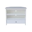 International Concepts Traditional White 35.4-in W TV stand ( Accommodates TVs up to 40-in )