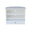 International Concepts Traditional White 35.4-in W TV stand ( Accommodates TVs up to 40-in )