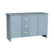 International Concepts Traditional Ocean Blue 48.0-in W TV cabinet ( Accommodates TVs up to 52-in )