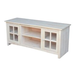 International Concepts Traditional Unfinished 54-in W TV stand ( Accommodates TVs up to 60-in )