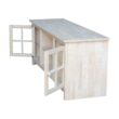 International Concepts Traditional Unfinished 54-in W TV stand ( Accommodates TVs up to 60-in )