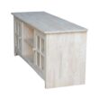 International Concepts Traditional Unfinished 54-in W TV stand ( Accommodates TVs up to 60-in )