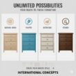 International Concepts Traditional Unfinished 54-in W TV stand ( Accommodates TVs up to 60-in )