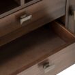 Simpli Home Artisan Transitional Natural Aged Brown 72-in W TV stand ( Accommodates TVs up to 80-in )