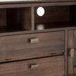 Simpli Home Artisan Transitional Natural Aged Brown 72-in W TV stand ( Accommodates TVs up to 80-in )