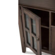 Simpli Home Artisan Transitional Natural Aged Brown 72-in W TV stand ( Accommodates TVs up to 80-in )