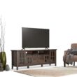 Simpli Home Artisan Transitional Natural Aged Brown 72-in W TV stand ( Accommodates TVs up to 80-in )