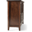 Simpli Home Artisan Transitional Russet Brown 53-in W TV stand ( Accommodates TVs up to 60-in )