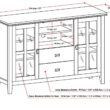 Simpli Home Artisan Transitional Russet Brown 53-in W TV stand ( Accommodates TVs up to 60-in )