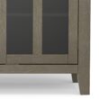 Simpli Home Artisan Transitional Farmhouse Grey 53-in W TV stand ( Accommodates TVs up to 60-in )