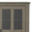 Simpli Home Artisan Transitional Farmhouse Grey 53-in W TV stand ( Accommodates TVs up to 60-in )