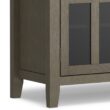 Simpli Home Artisan Transitional Farmhouse Grey 53-in W TV stand ( Accommodates TVs up to 60-in )