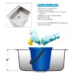 Transolid 24-in x 19.7-in 1 -Basin White Freestanding Laundry sink with Cabinet with Drain with Faucet