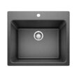 BLANCO 22.0-in x 25.0-in 1 -Basin Anthracite Undermount Laundry sink