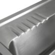 Presenza 28-in x 22-in 1 -Basin Brushed Steel Drop-in Utility tub with Faucet
