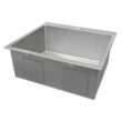 Ruvati 25-in x 22-in 1 -Basin Stainless Steel Drop-in Laundry sink with Drain