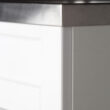 Simpli Home Hennessy 23.6-in x 19.7-in 1 -Basin Pure White Freestanding Laundry sink with Cabinet with Drain with Faucet