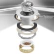 GRIDMANN 3 Compartment NSF Stainless Steel Commercial Bar Sink