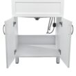 Presenza 24.1-in x 21.3-in 1 -Basin Brushed Steel Drop-in Utility tub with Faucet
