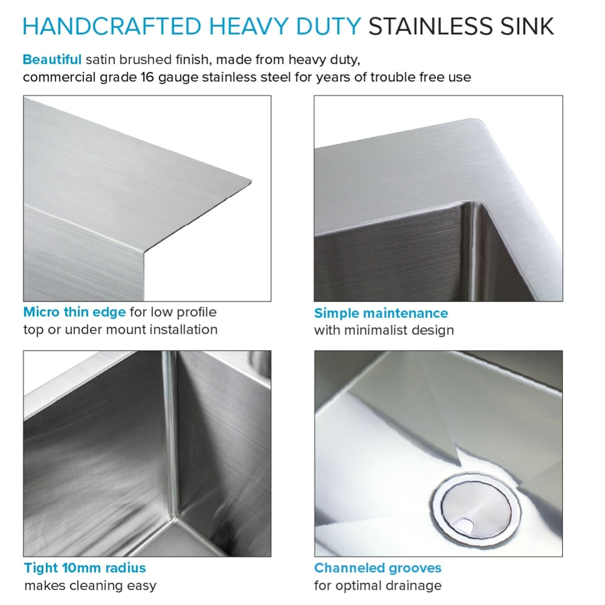 Transolid 22-in x 25-in 1 -Basin Satin Brushed Undermount Laundry sink with Drain with Faucet Transolid 22-in x 25-in 1 -Basin Satin Brushed Undermount Laundry sink with Drain with Faucet