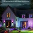 Govee Outdoor UpDown Wall Light, 1 Pack, 1200LM RGBICWW Smart Porch Lights Outdoor with 64 Scene Modes, IP66 Waterproof Wall Sconce for Outdoor Decor, Works with Alexa, Google Assistant and Matter