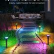 Govee Outdoor Pathway Lights 2, IP66 Waterproof Patio Lights, 60+ Scene Modes Landscape Lighting for Yard, Garage, Garden, Lawn, Outdoor Decor, Works with Alexa, Google Assistant, Matter, Wired 4 Pack Govee Outdoor Pathway Lights 2, IP66 Waterproof Patio Lights, 60+ Scene Modes Landscape Lighting for Yard, Garage, Garden, Lawn, Outdoor Decor, Works with Alexa, Google Assistant, Matter, Wired 4 Pack